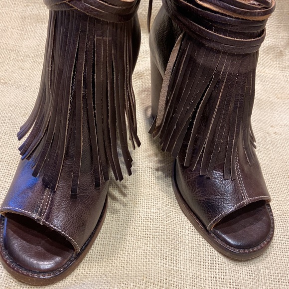 Bed Stu Olivia leather fringe bootie 7.5 - Picture 12 of 13